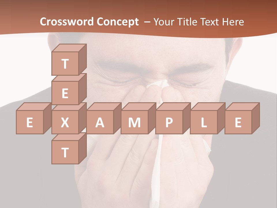 Business Table Businesswoman PowerPoint Template