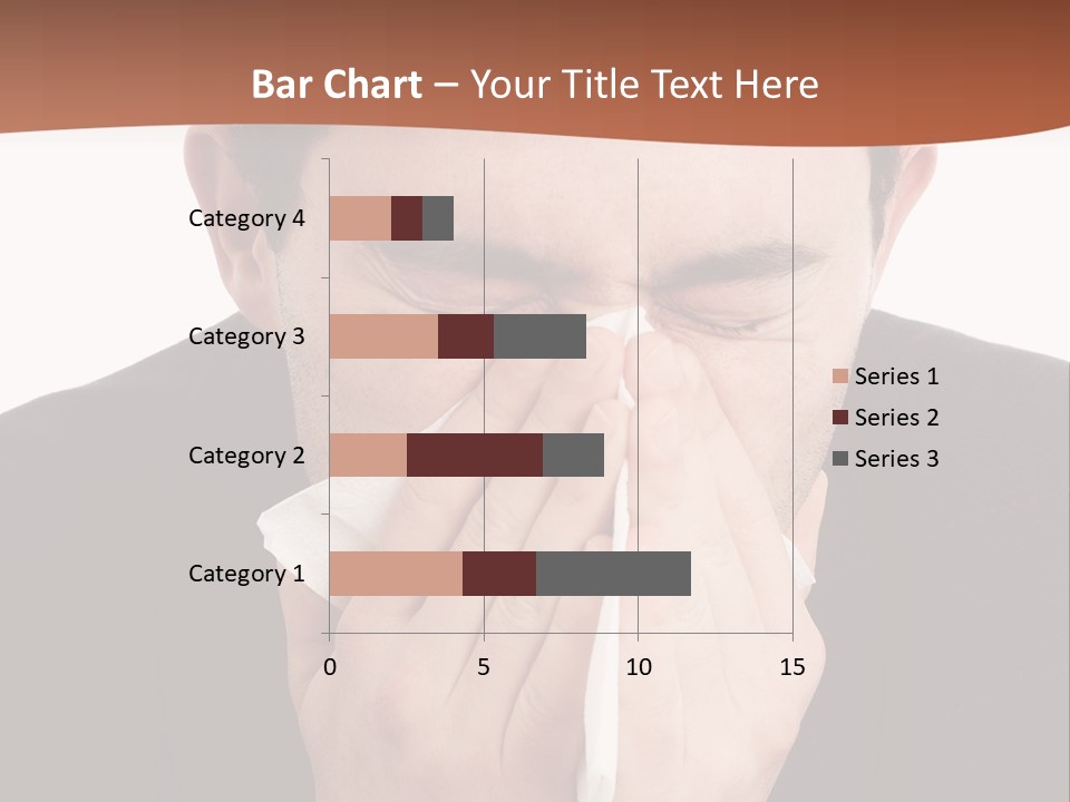 Business Table Businesswoman PowerPoint Template