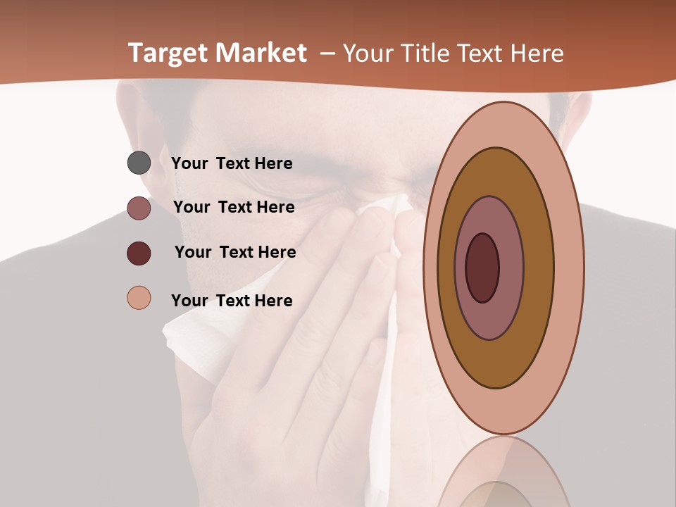 Business Table Businesswoman PowerPoint Template