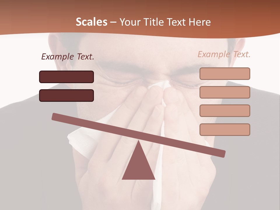 Business Table Businesswoman PowerPoint Template