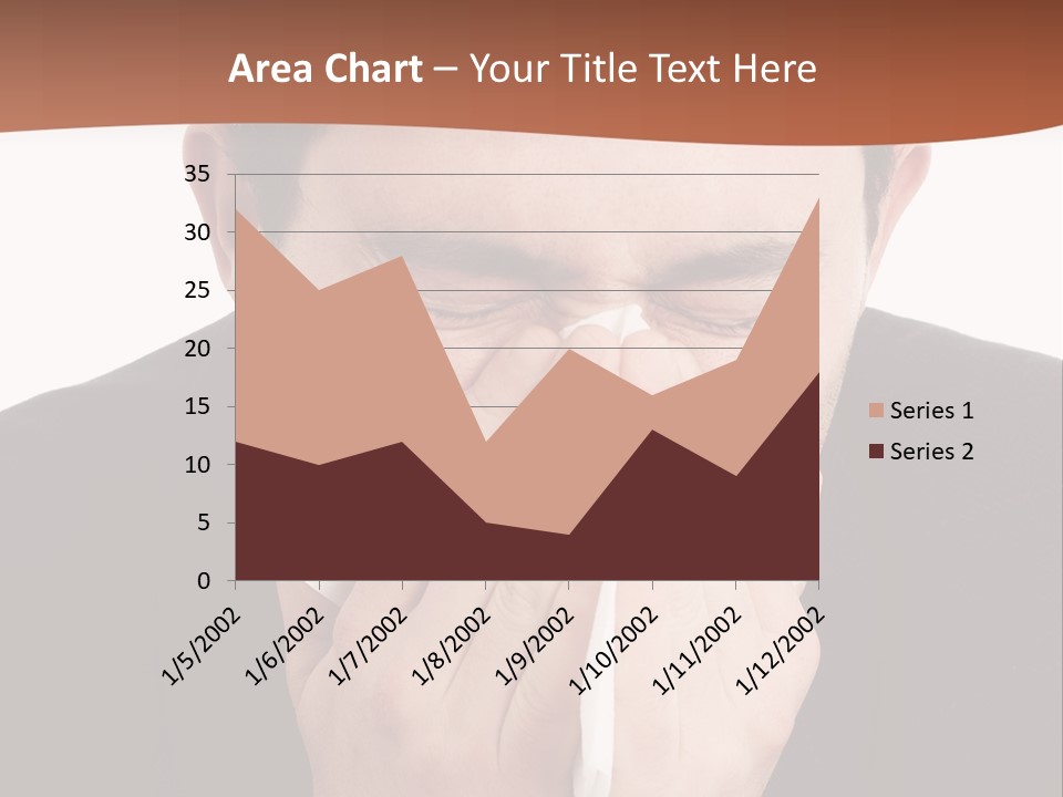 Business Table Businesswoman PowerPoint Template