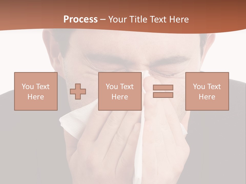 Business Table Businesswoman PowerPoint Template