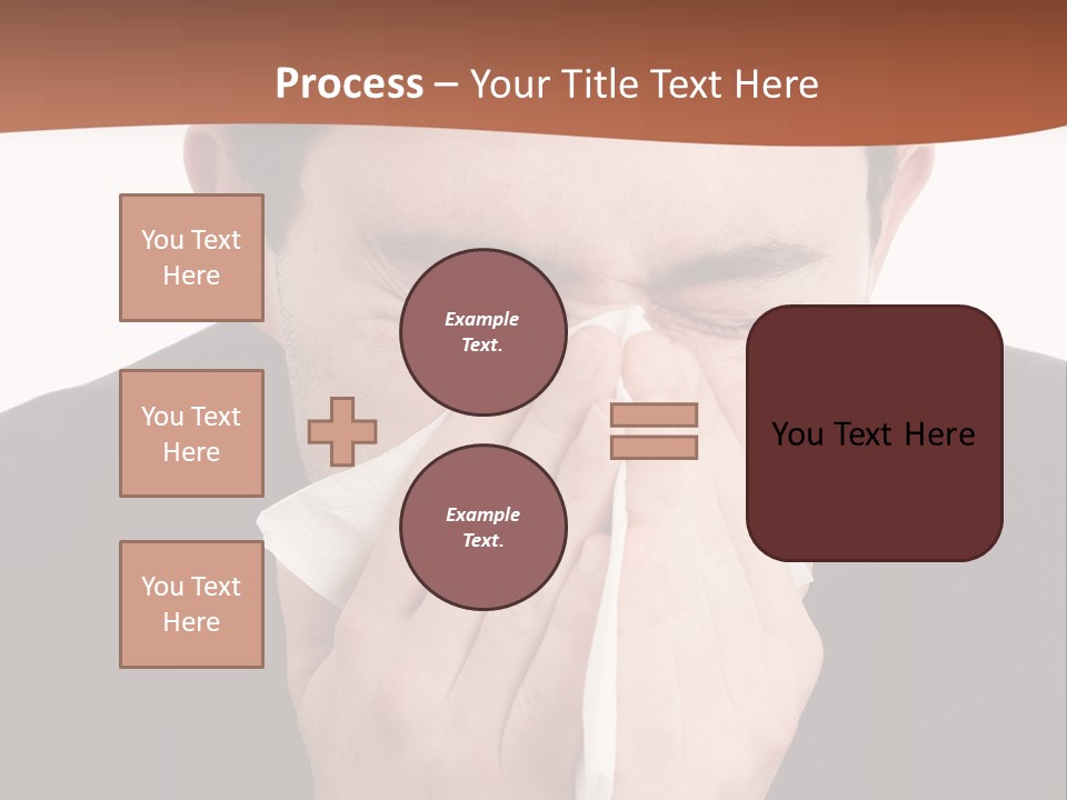 Business Table Businesswoman PowerPoint Template
