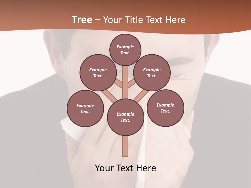 Business Table Businesswoman PowerPoint Template