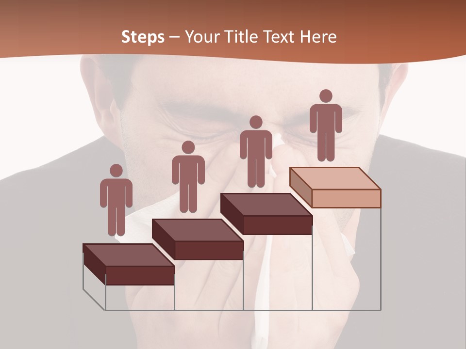 Business Table Businesswoman PowerPoint Template