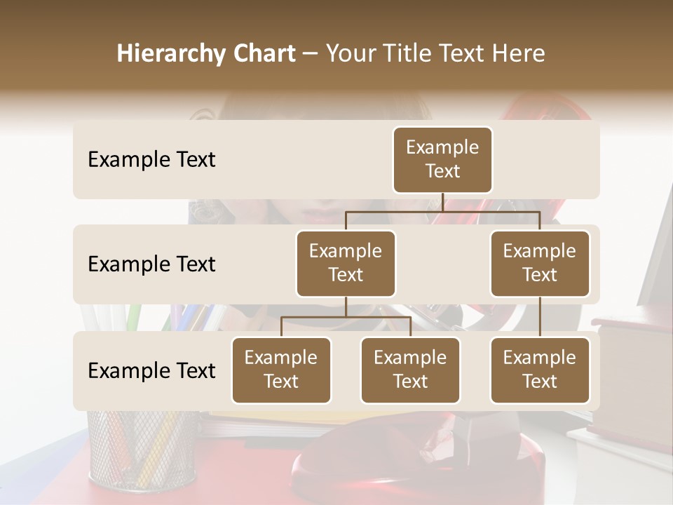 Study White Stationary PowerPoint Template