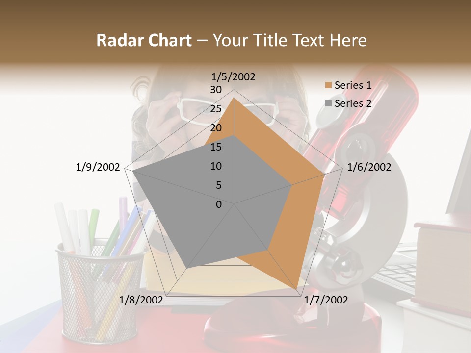 Study White Stationary PowerPoint Template