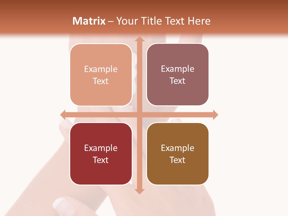 Purity Hands Young PowerPoint Template