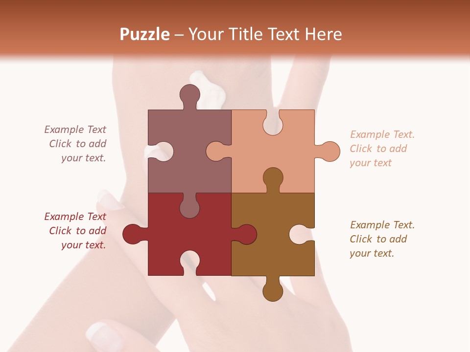 Purity Hands Young PowerPoint Template