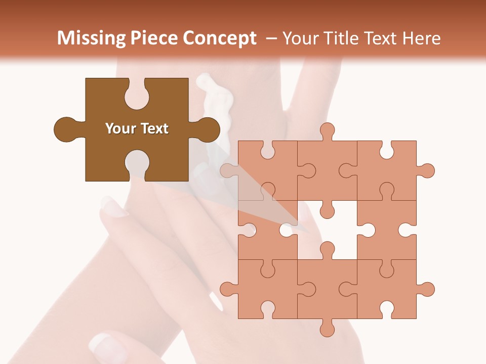 Purity Hands Young PowerPoint Template