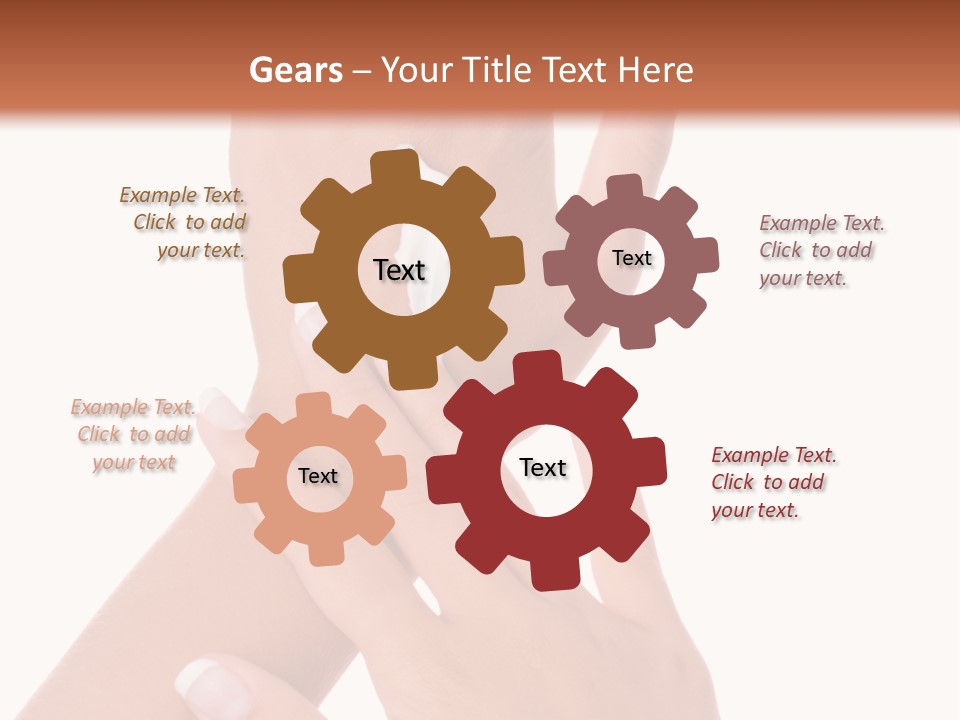 Purity Hands Young PowerPoint Template