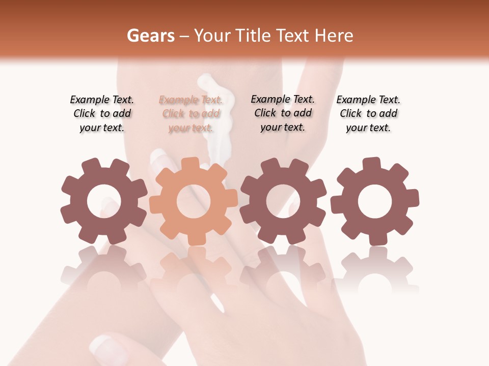 Purity Hands Young PowerPoint Template