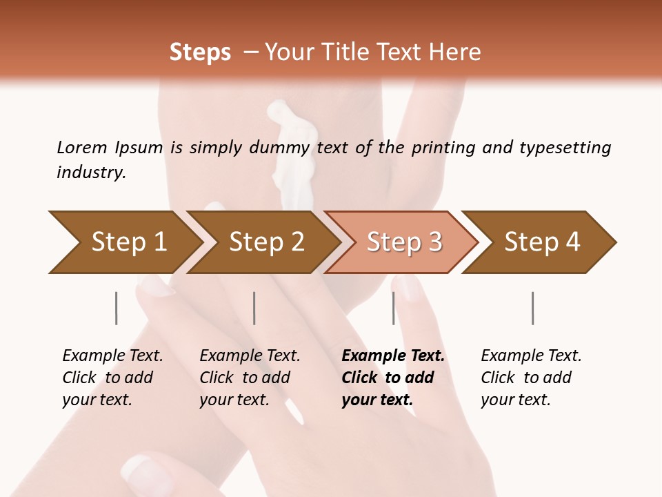 Purity Hands Young PowerPoint Template