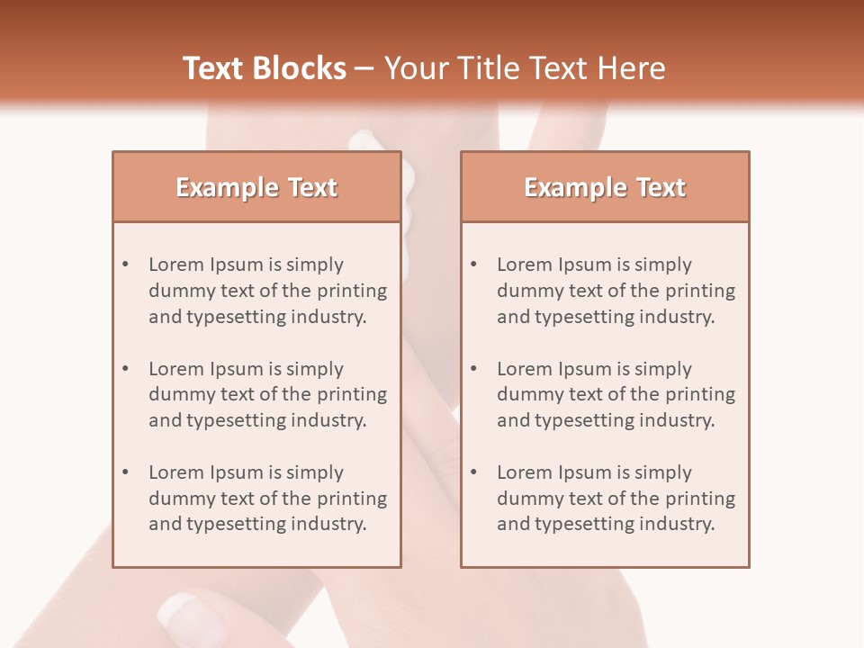 Purity Hands Young PowerPoint Template