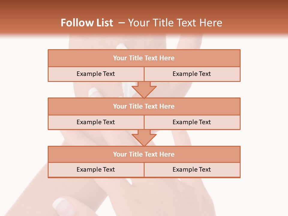 Purity Hands Young PowerPoint Template