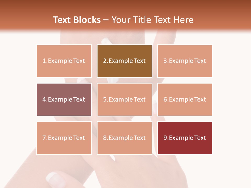 Purity Hands Young PowerPoint Template