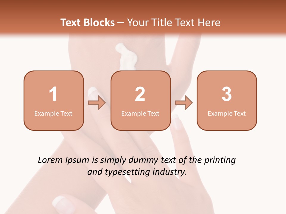 Purity Hands Young PowerPoint Template