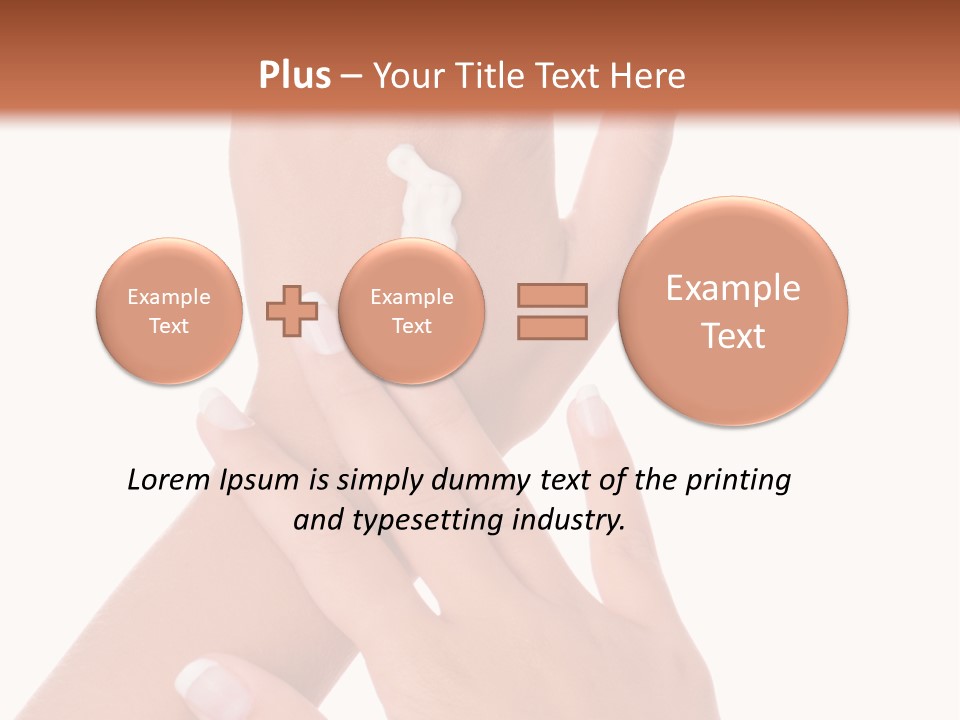 Purity Hands Young PowerPoint Template