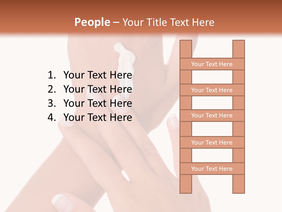 Purity Hands Young PowerPoint Template