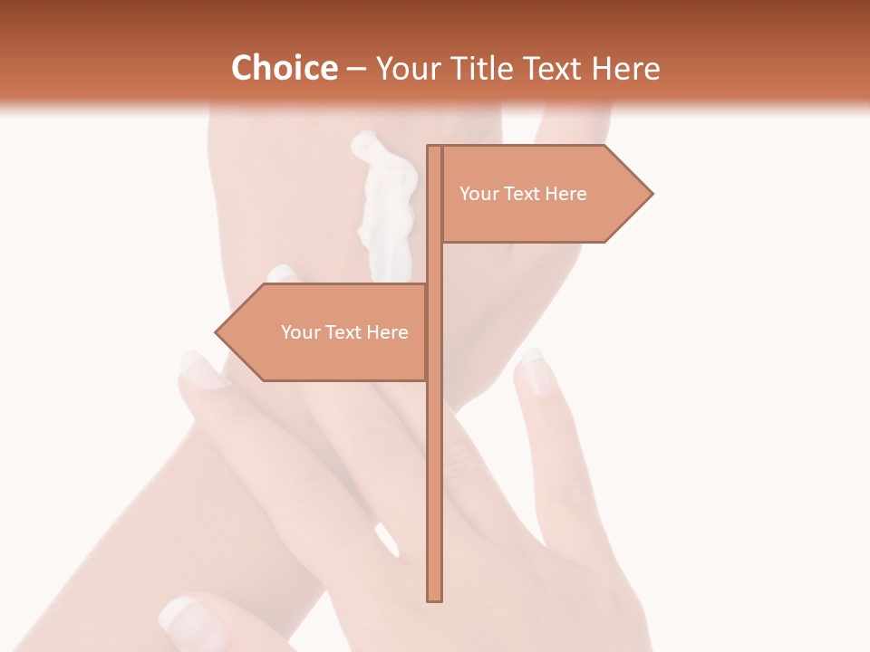 Purity Hands Young PowerPoint Template