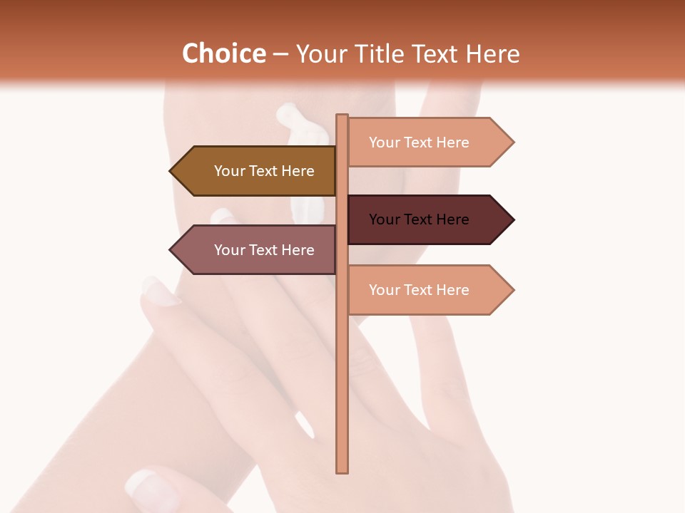 Purity Hands Young PowerPoint Template