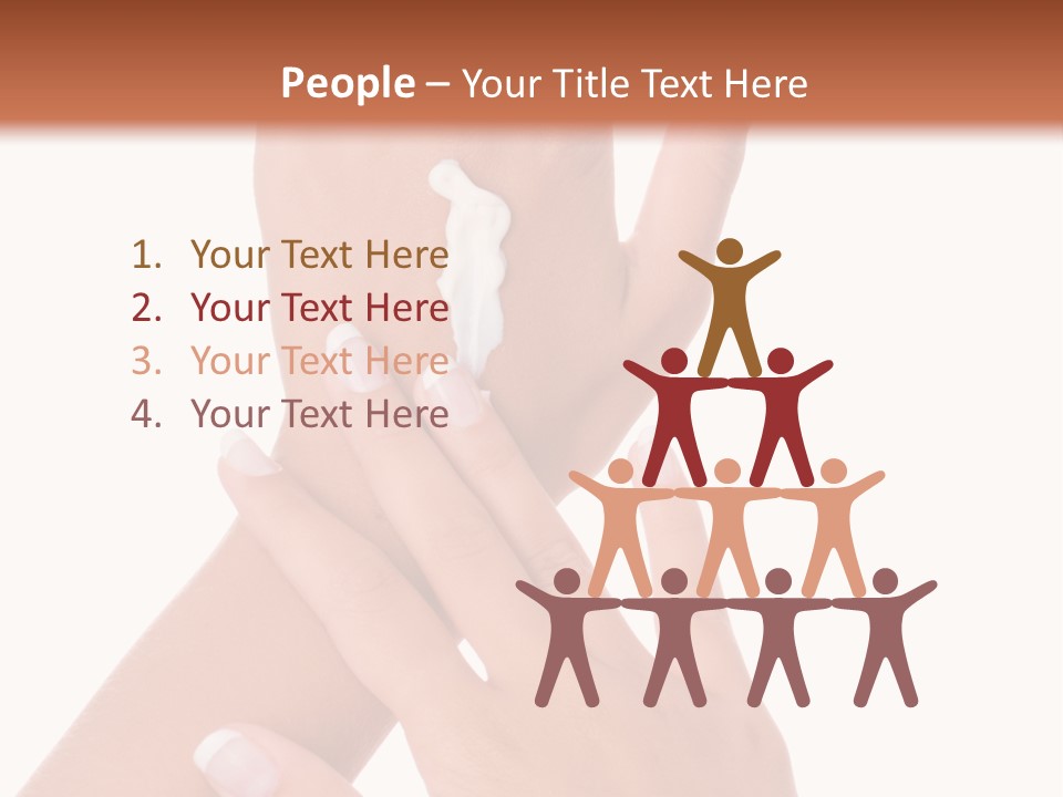 Purity Hands Young PowerPoint Template