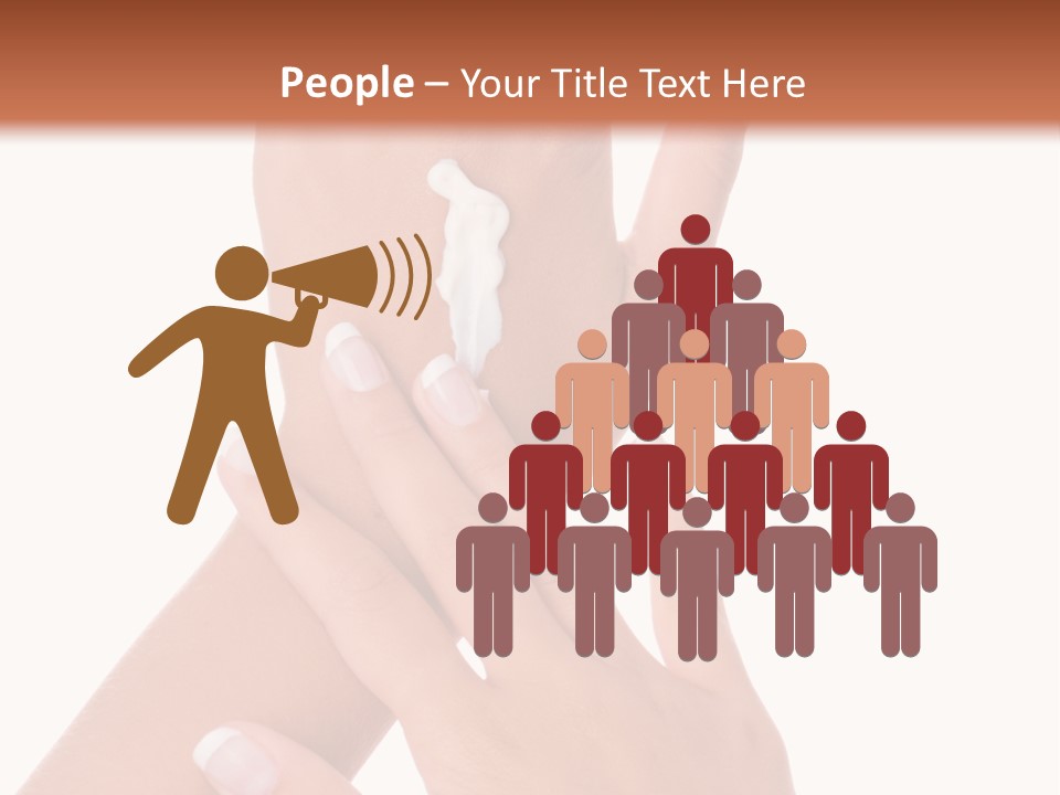 Purity Hands Young PowerPoint Template