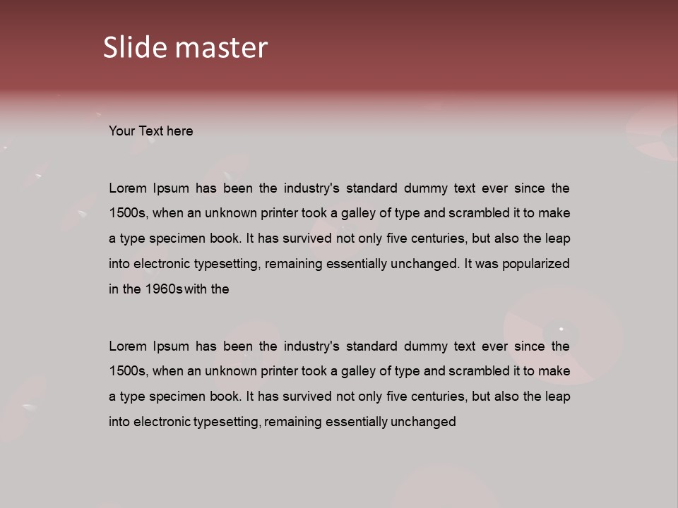 Stereo Volume Black PowerPoint Template