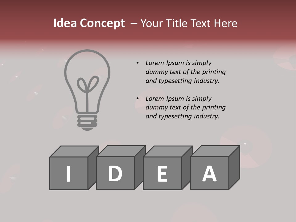 Stereo Volume Black PowerPoint Template