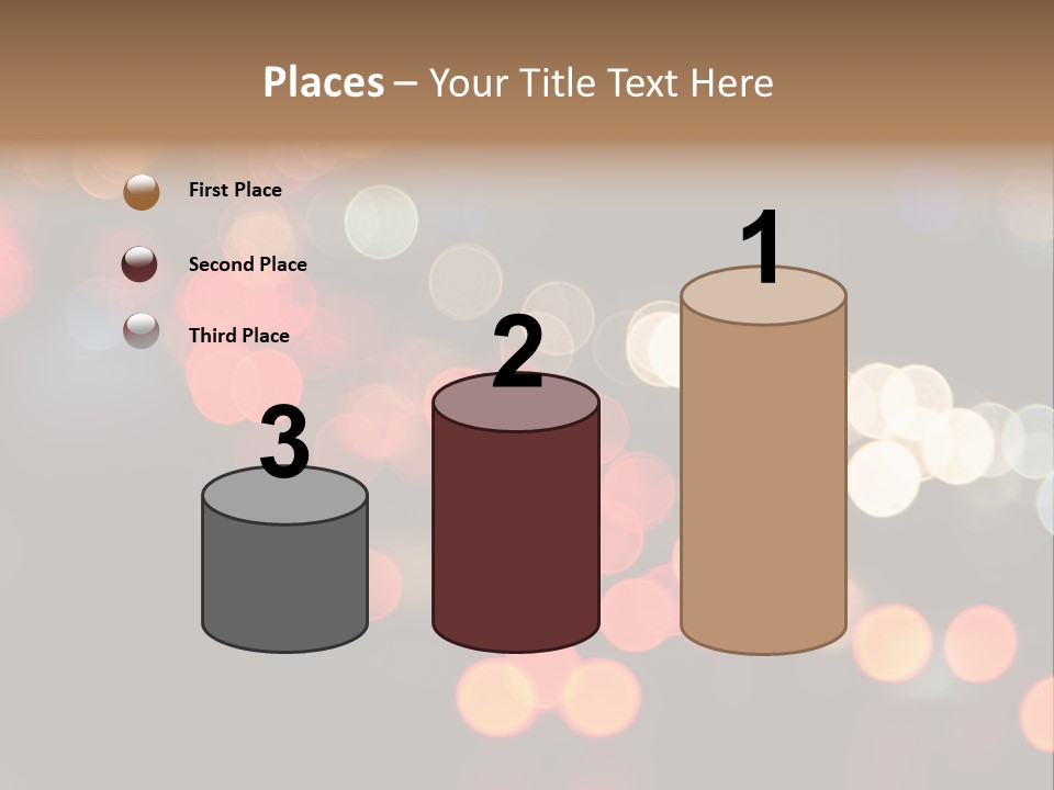 Car Downtown Overpass PowerPoint Template