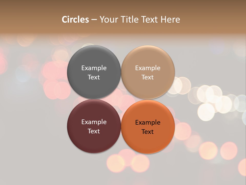 Car Downtown Overpass PowerPoint Template