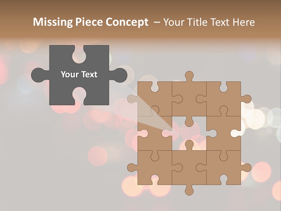 Car Downtown Overpass PowerPoint Template