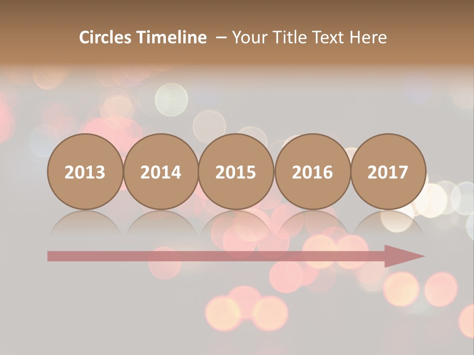 Car Downtown Overpass PowerPoint Template