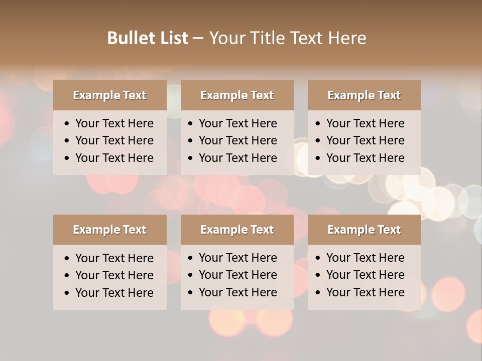 Car Downtown Overpass PowerPoint Template