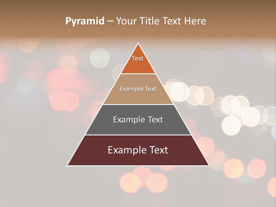Car Downtown Overpass PowerPoint Template