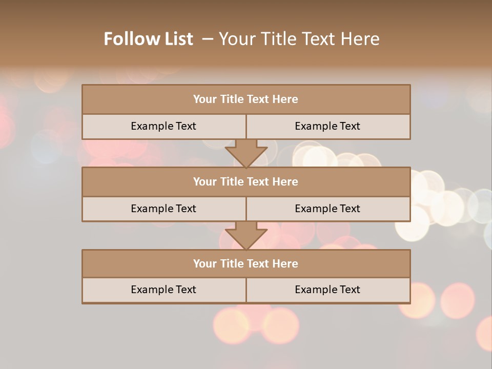 Car Downtown Overpass PowerPoint Template