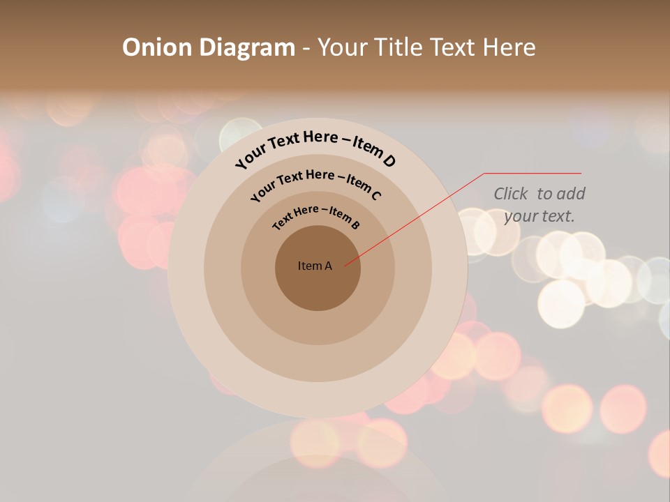 Car Downtown Overpass PowerPoint Template