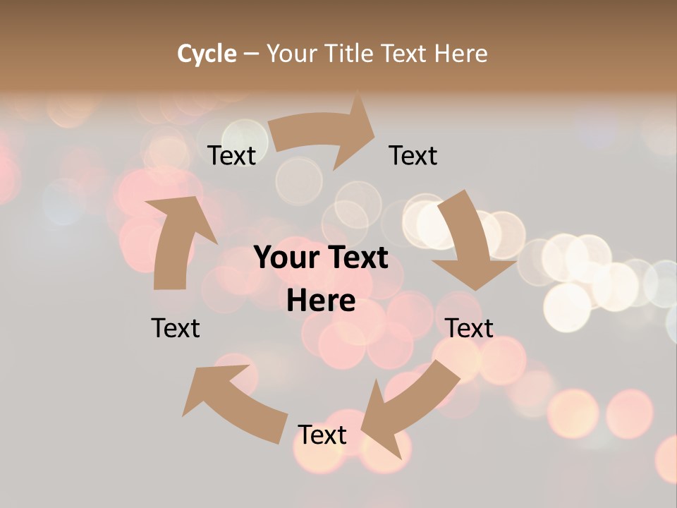 Car Downtown Overpass PowerPoint Template