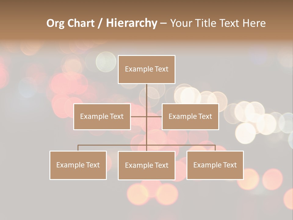 Car Downtown Overpass PowerPoint Template