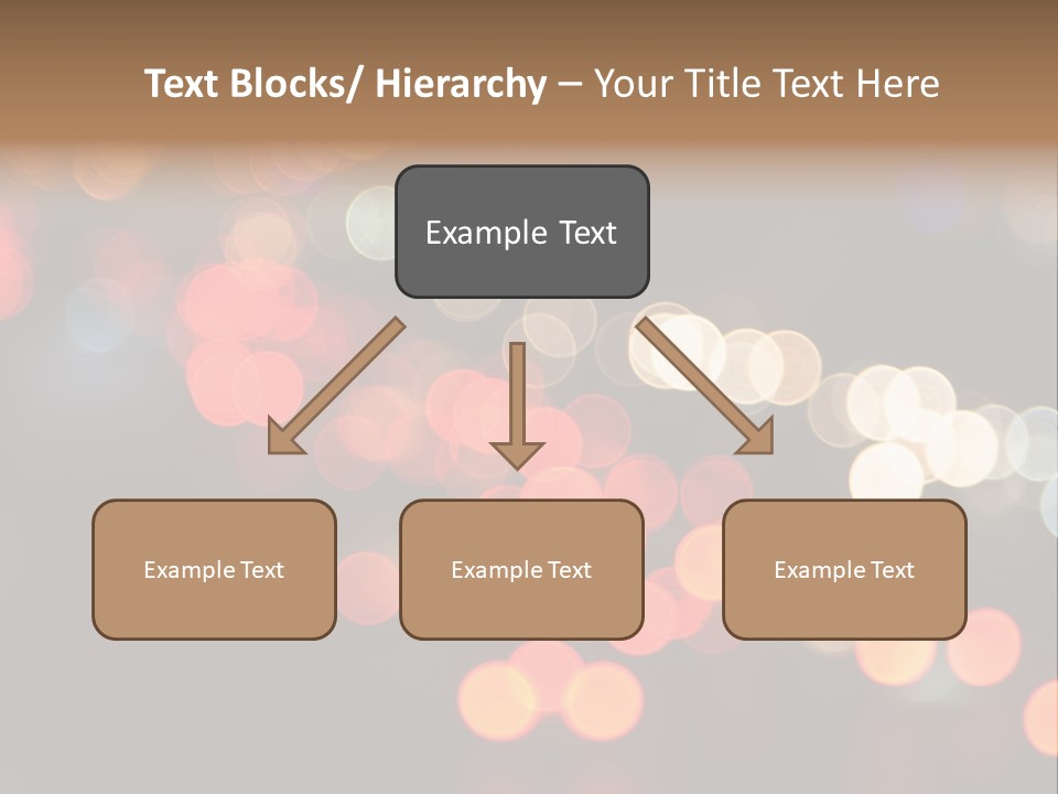 Car Downtown Overpass PowerPoint Template