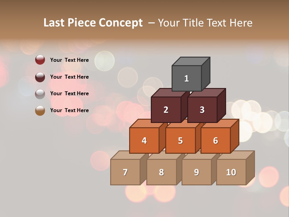 Car Downtown Overpass PowerPoint Template