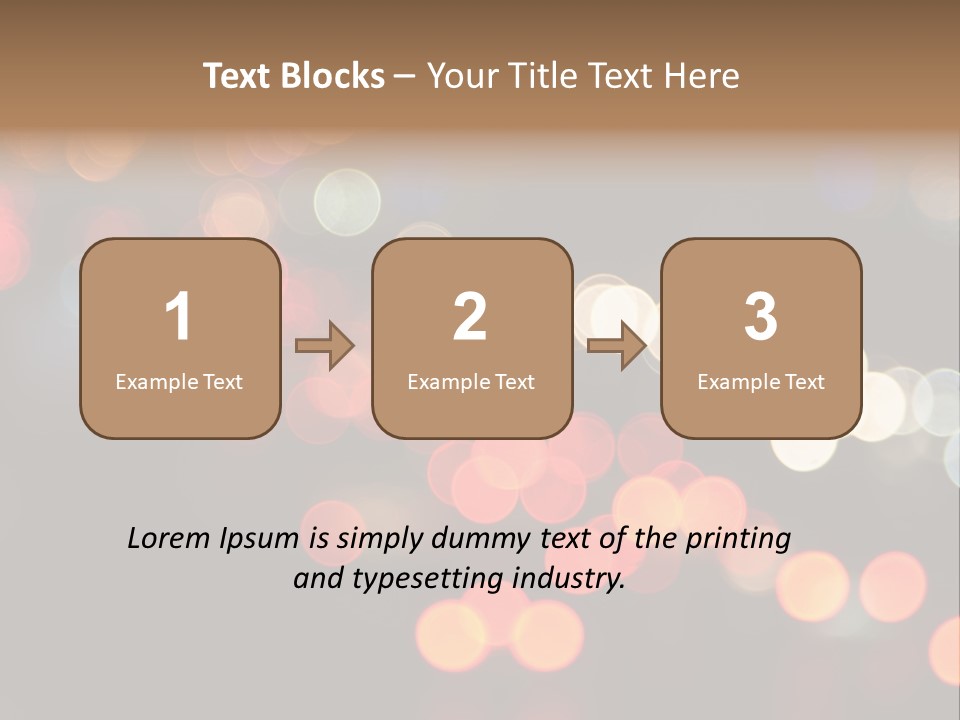 Car Downtown Overpass PowerPoint Template