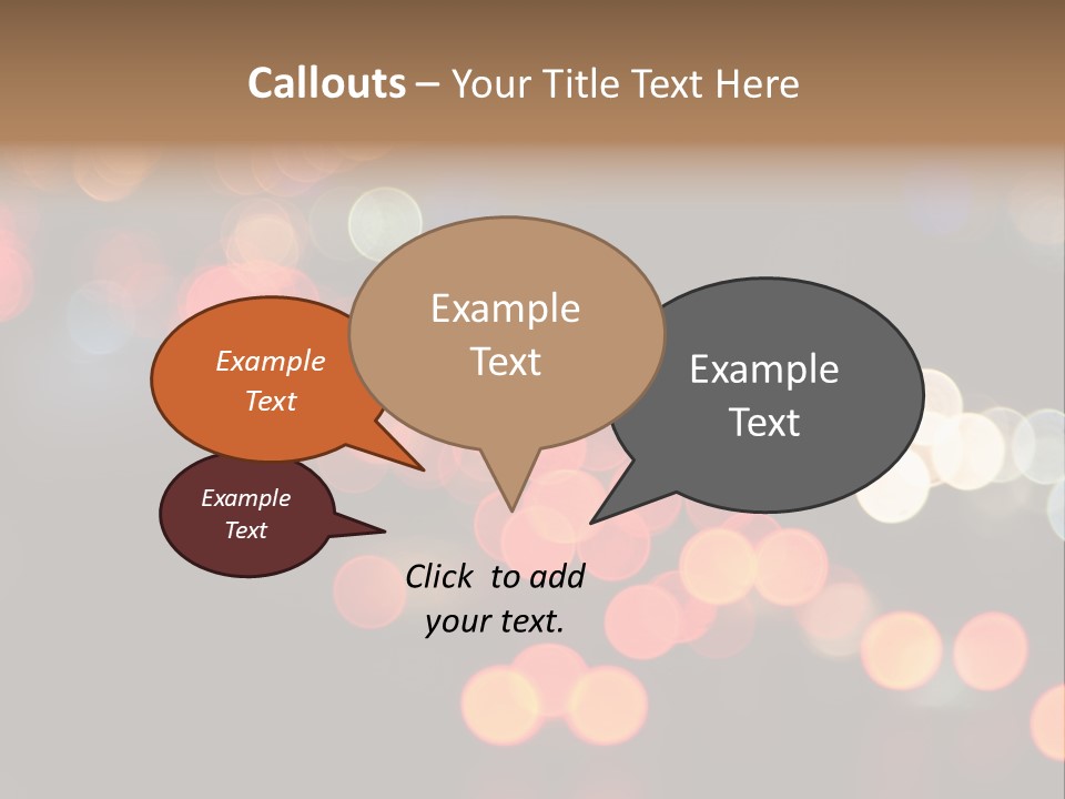 Car Downtown Overpass PowerPoint Template