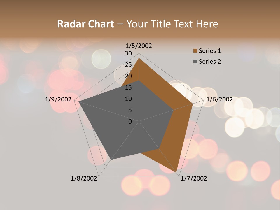 Car Downtown Overpass PowerPoint Template