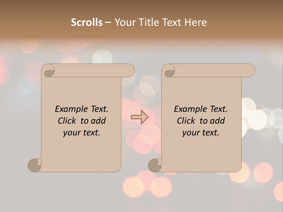Car Downtown Overpass PowerPoint Template