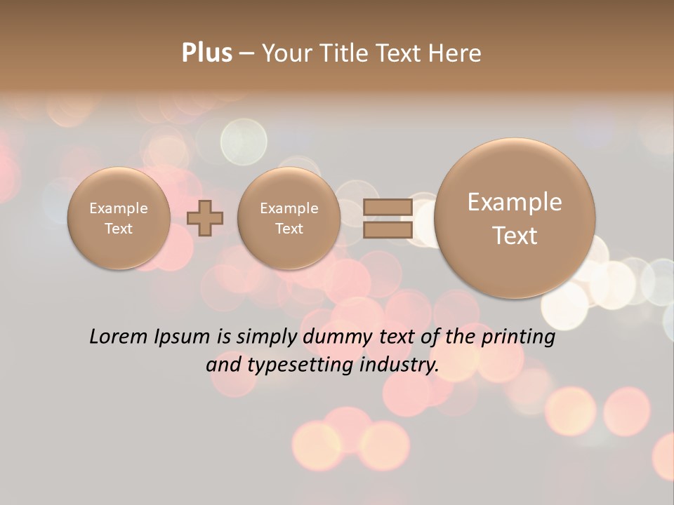 Car Downtown Overpass PowerPoint Template