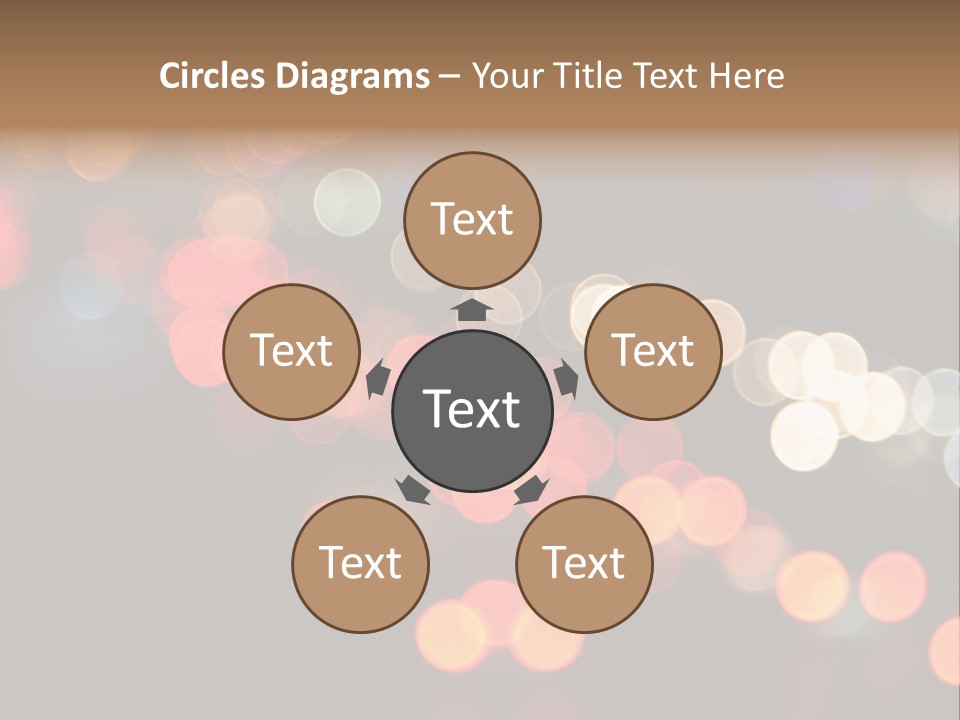 Car Downtown Overpass PowerPoint Template