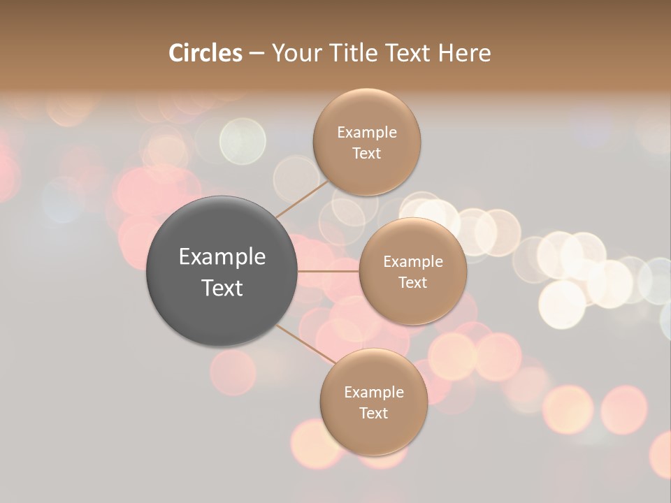 Car Downtown Overpass PowerPoint Template