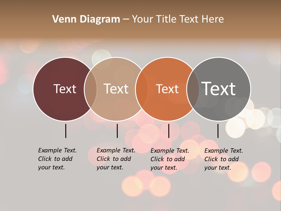 Car Downtown Overpass PowerPoint Template