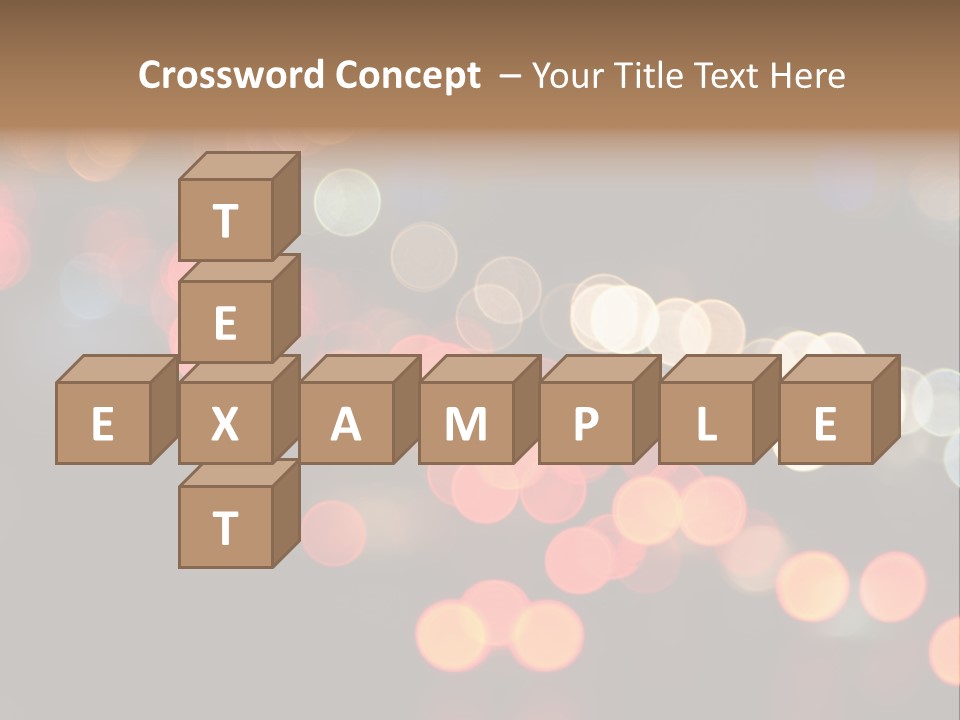 Car Downtown Overpass PowerPoint Template